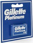 Gillette Platinum, неръждаеми ножчета пластинки, 5 бр.