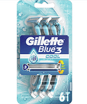 Gillette Blue 3 Cool, самобръсначка за еднократна употреба, 6 бр.