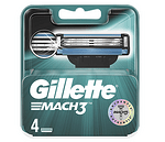 Gillette Mach 3, резервни ножчета 4 бр.
