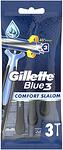 Gillette Blue 3 Comfort Slalom, самобръсначка за еднократна употреба, 3 бр.