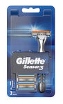Gillette Sensor 3, самобръсначка с 3 резервни ножчета