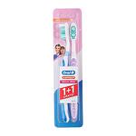 Oral-B 3-Effect Delicate White Medium, Четка за зъби, 1+1 бр.