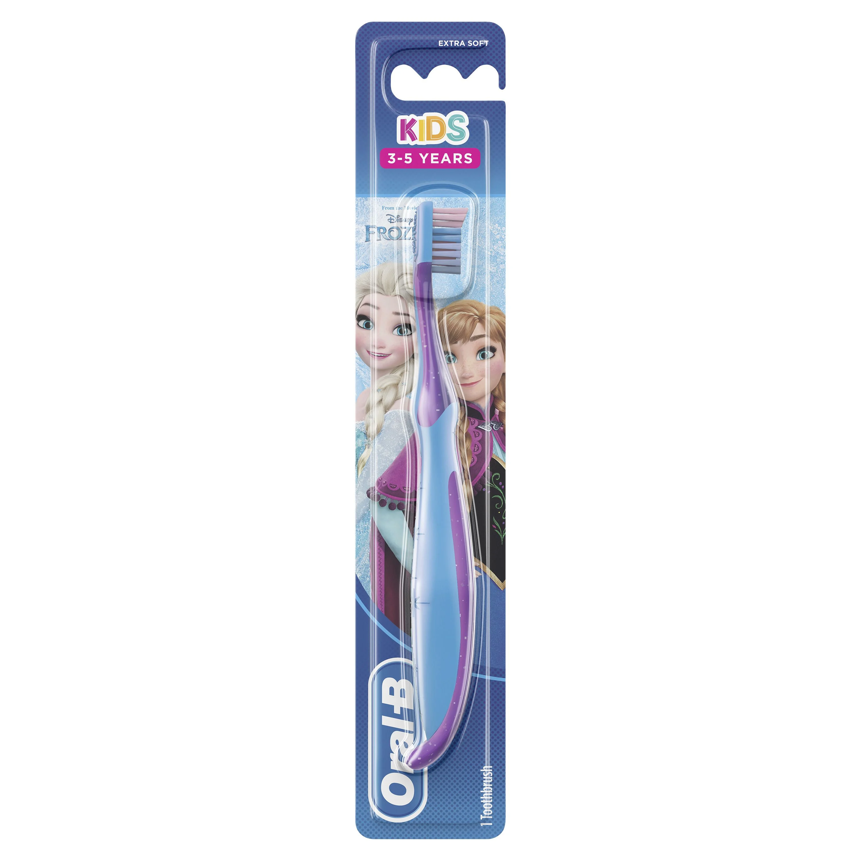Oral-B Kids Cars & Frozen 3-5 Years, Детска четка за зъби, 1 бр