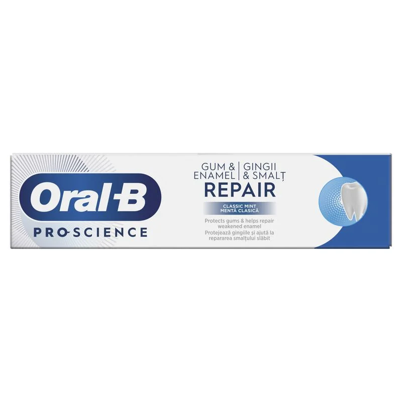 Oral-B Gum & Enamel Repair Classic Mint, паста за зъби, с грижа за венците и емайла, 75 мл.