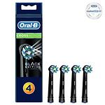 Oral-B EB 50-2 Cross Action, Накрайници за електрически четки, черни, 4 бр.