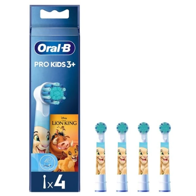 Oral-B EB 10-2 Lion King, Накрайници за електрически четки за деца, 4 бр.