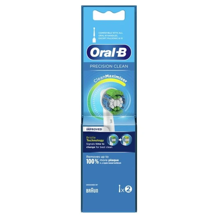 Oral-B EB 20-2 Precision Clean, Накрайници за електрически четки, 2 бр.
