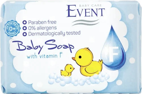 Event Baby, бебешки сапун с витамин F, 90 гр.
