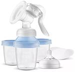 Philips Avent, Natural Motion, ръчна помпа за кърма с 3 чаши Via
