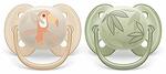 Philips Avent, Ultra Soft, залъгалки с кутийка, 0-6 месеца, 2 бр.