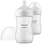 Philips Avent, Natural Response 3.0, шишета с биберон 1+ месеца, 2 бр., 260 мл.