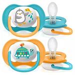 Philips Avent, Ultra Air, залъгалки с кутийка, 6-18 месеца, 2 бр.
