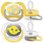 Philips Avent, Ultra Air, ортодонтични залъгалки с кутийка, 6-18 месеца, 2 бр.