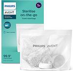 Philips Avent, торбички за стерилизация в микровълнова, 5 бр.