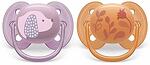 Philips Avent, Ultra Soft, залъгалки с кутийка, 6-18 месеца, 2 бр.