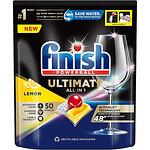 Finish Ultimate All In 1, таблетки за съдомиялна лимон, 50 бр.