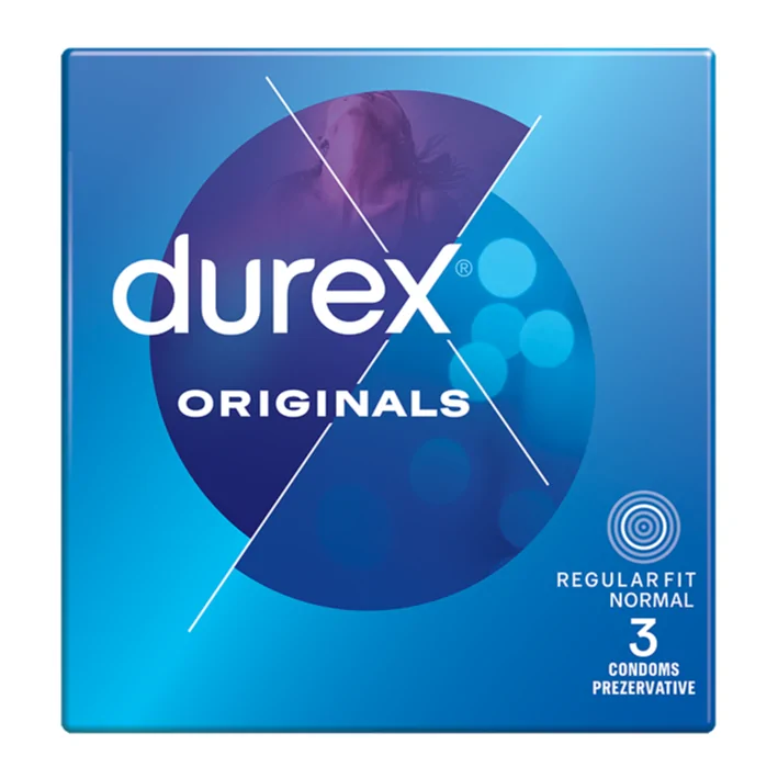 Durex Originals, презервативи, 3 бр.