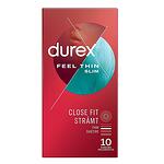 Durex Slim Fit Thin, презервативи, 10 бр.