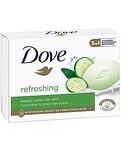Dove, Refreshing, 3in1, хидратиращ и подхранващ сапун, бар с краставица и зелен чай, 90 гр.