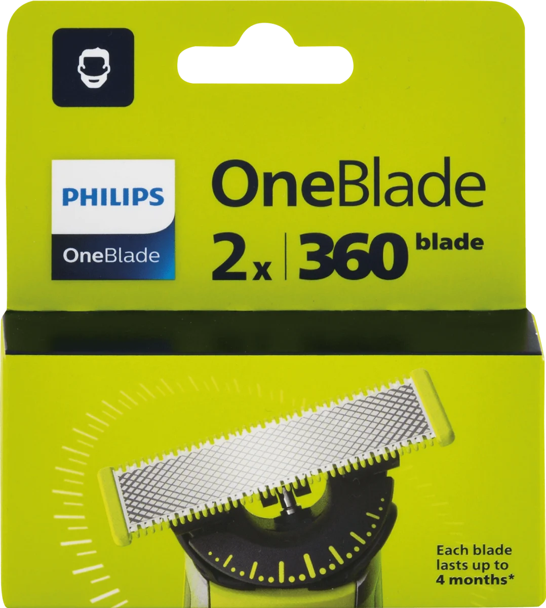 Philips 360 OneBlade QP420/50, Резервни ножчета, 2 бр.
