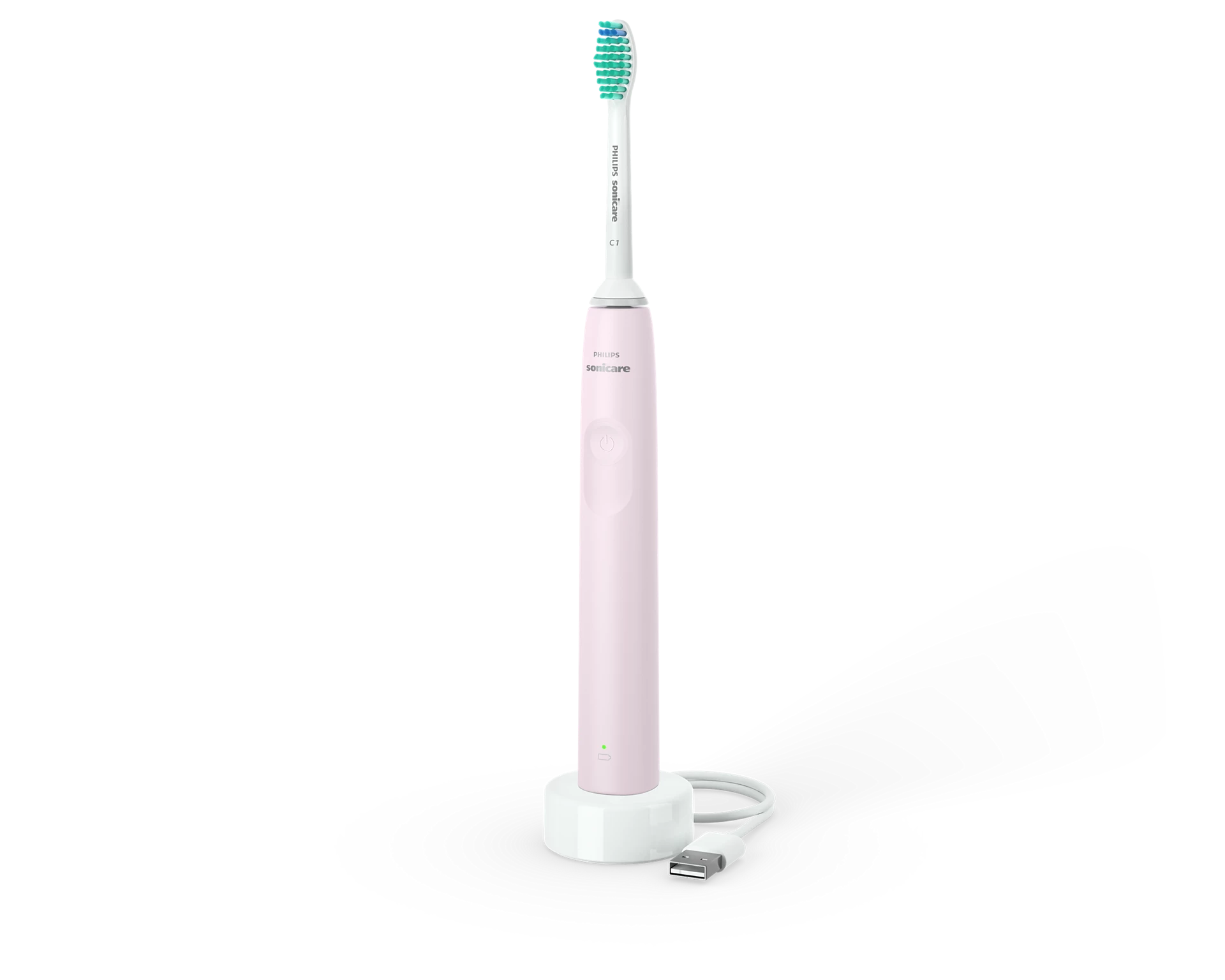 Philips Sonicare 2100 Series HX3651/11, Електрическа звукова четка за зъби розова, 1 бр.