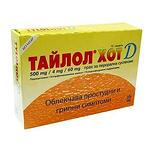 Тайлол Хот D без захар, 12 сашета, от Nobel Pharma