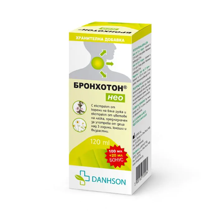 Бронхотон Нео, сироп, 120 мл, от Danhson