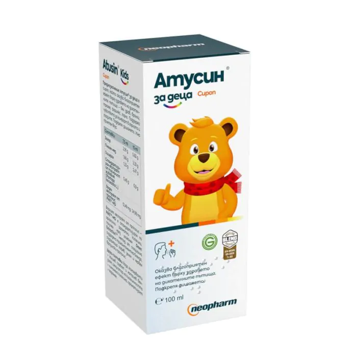 Атусин за деца, сироп за кашлица, 100 мл, от Neopharm