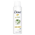 Dove, Go Fresh, 0% alcohol, дезодорант против раздразнения с аромат на краставица, 150 мл.