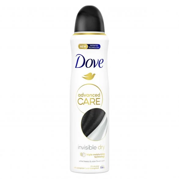 Dove, Advanced Care, Invisible Care, овлажняващ крем-дезодорант, 150 мл.