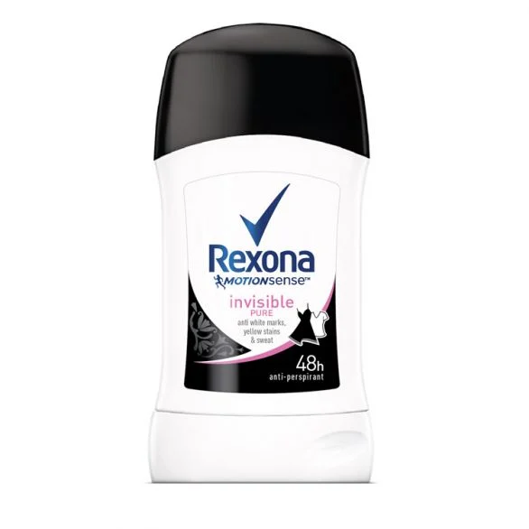 Rexona, Motion Sense, Invisible Pure, део стик против изпотяване, 40 мл.