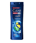 Clear, 24h. Fresh, Antidandruff, мъжки шампоан против пърхот, 225 мл.