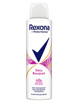 Rexona, Motion Sense, Sexy Bouquet, 0% Alcohol, дамски дезодорант, против изпотяване, 150 мл.
