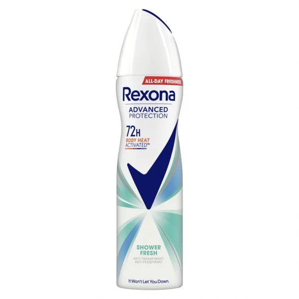 Rexona, Advanced Protection, Shower Fresh, дамски дезодорант против изпотяване, 150 мл.