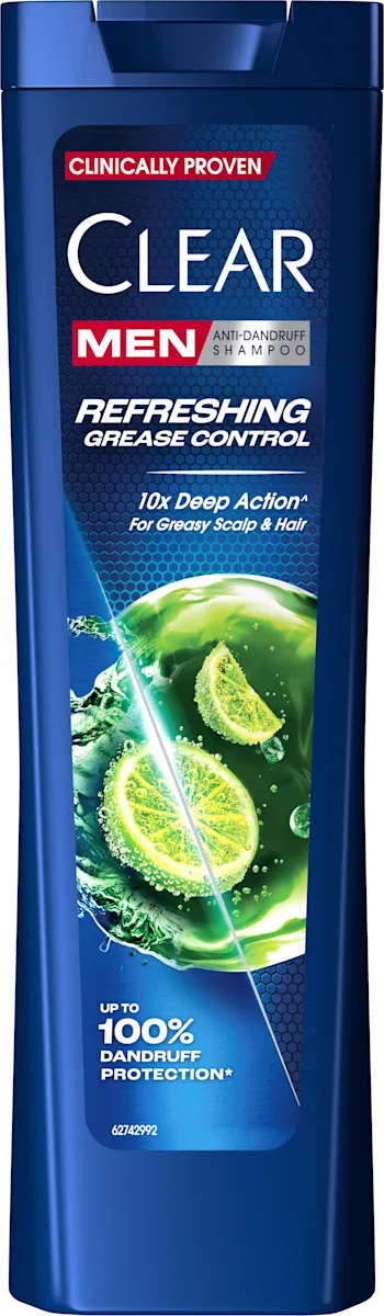 Clear, Refreshing, Antidandruff, мъжки шампоан против пърхот, 225 мл.