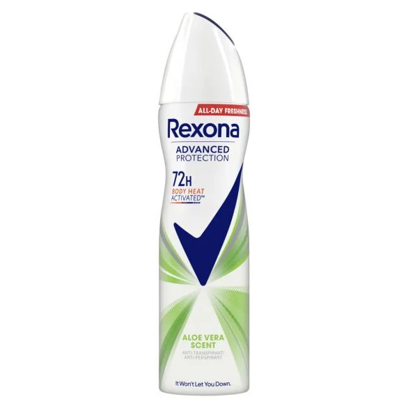 Rexona, Advanced Protection, Aloe Vera, дамски дезодорант против изпотяване, 150 мл.