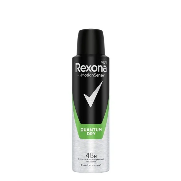 Rexona, Motion Sense, Quantum Dry, мъжки дезодорант против изпотяване, 150 мл.