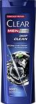 Clear, Deep Clean, Antidandruff, мъжки шампоан против пърхот, 360 мл.