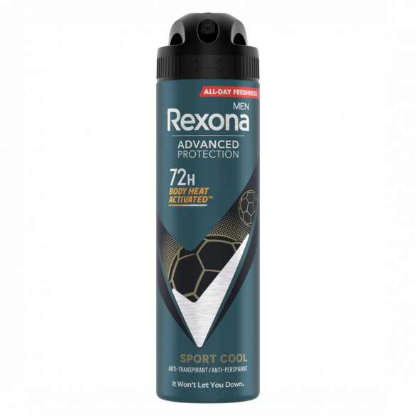 Rexona, Advanced Protection, Sport Cool, мъжки дезодорант против изпотяване, 150 мл.