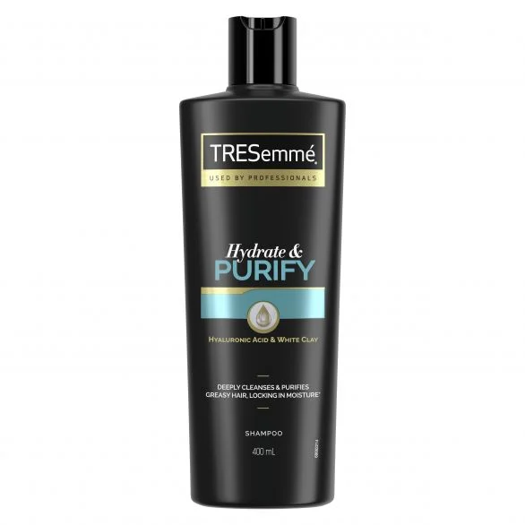 TRESemmé, Hydrate & Purify, професионален хидратиращ шампоан с хиалуронова киселина, 400 мл.