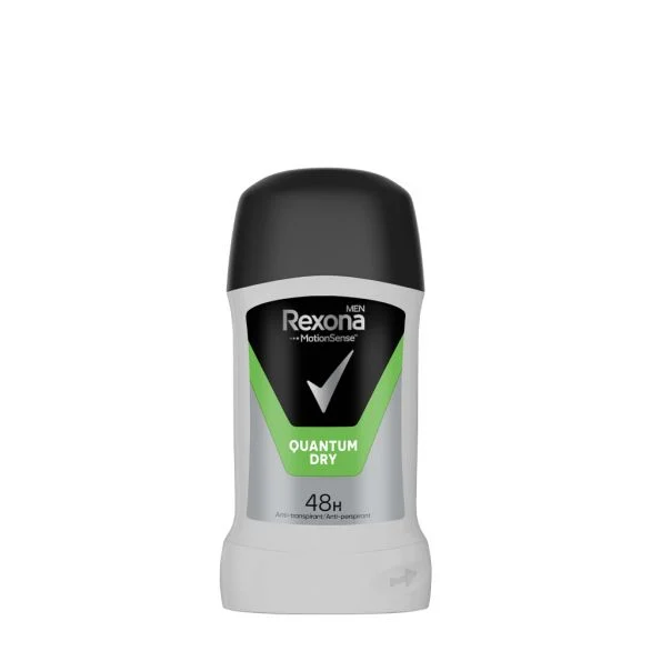 Rexona, Motion Sense, Quantum Dry, мъжки део стик против изпотяване, 50 мл.