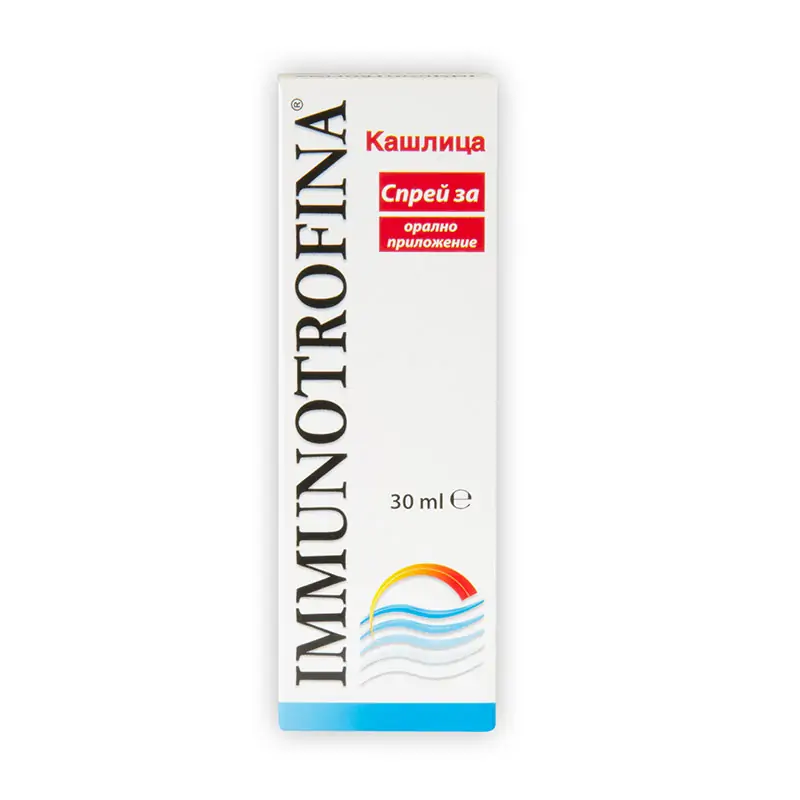 Immunotrofina, перорален спрей за суха кашлица при деца и възрастни, 30 мл от DMG Italia