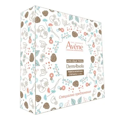 Комплект Avene Derm Absolu, Дневен крем, 40 мл + Подмладяващ околоочен крем, 15 мл