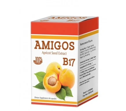 Amigos, Витамин B17, за имунната система, 100 мг., 60 капсули от Dr. Green