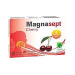 Magnasept Cherry, за гърло и бронхи с вкус на череша за деца и възрастни, 12 пастили, от Magnalabs