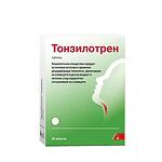 Тонзилотрен, при рецидивиращи тонзилити, 40 таблетки, от DHU