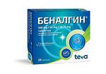 Беналгин, 500 мг, при болка, 20 таблетки, от Teva