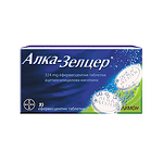 Алка-Зелцер, при главоболие и температура, 10 ефервесцентни таблетки, от Bayer