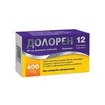 Долорен, 400 мг, при болка и температура, 12 филмирани таблетки, от Ecopharm