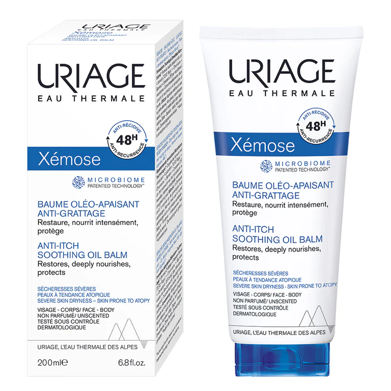 Uriage Eau Thermale, Xémose Oil-Balm, успокояващ олио-балсам за много суха кожа за лице и тяло, 200 мл.